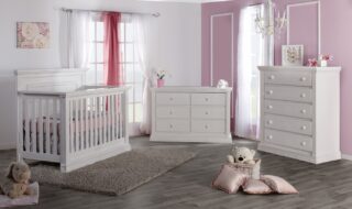 2100 5 Piece Crib Package includes a crib, dresser, nightstand, toddler Rail, and an adult rail. It's a perfect transition set for your little one to last a lifetime. All finishes are non-toxic. More colors are available and the collection is on display so please call or stop by Rooms to Grow.⁠
⁠
⁠
⁠
#RoomsToGrow #Lifestyle  #ShopRhodeIsland #Parenthood ⁠#BabyCribs #ModernNursery #ClassicNursery #NurseryInspiration  #BabyRoom #SimpleNurseries #ElegantNurseries #NurseryInspo #PackageDeals #ConvertibleCrib