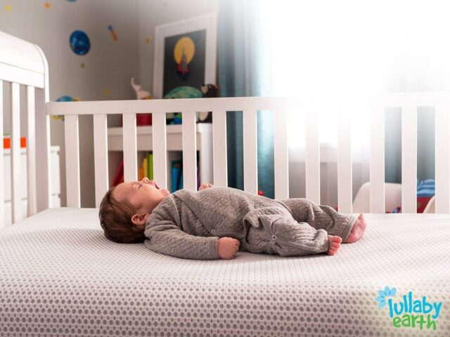 Give your baby a safer night’s sleep with Lullaby Earth. Their patented lightweight mattresses provide the firm support babies need for safer sleep while our patented waterproofing made without vinyl/PVC keeps the mattress clean and dry.